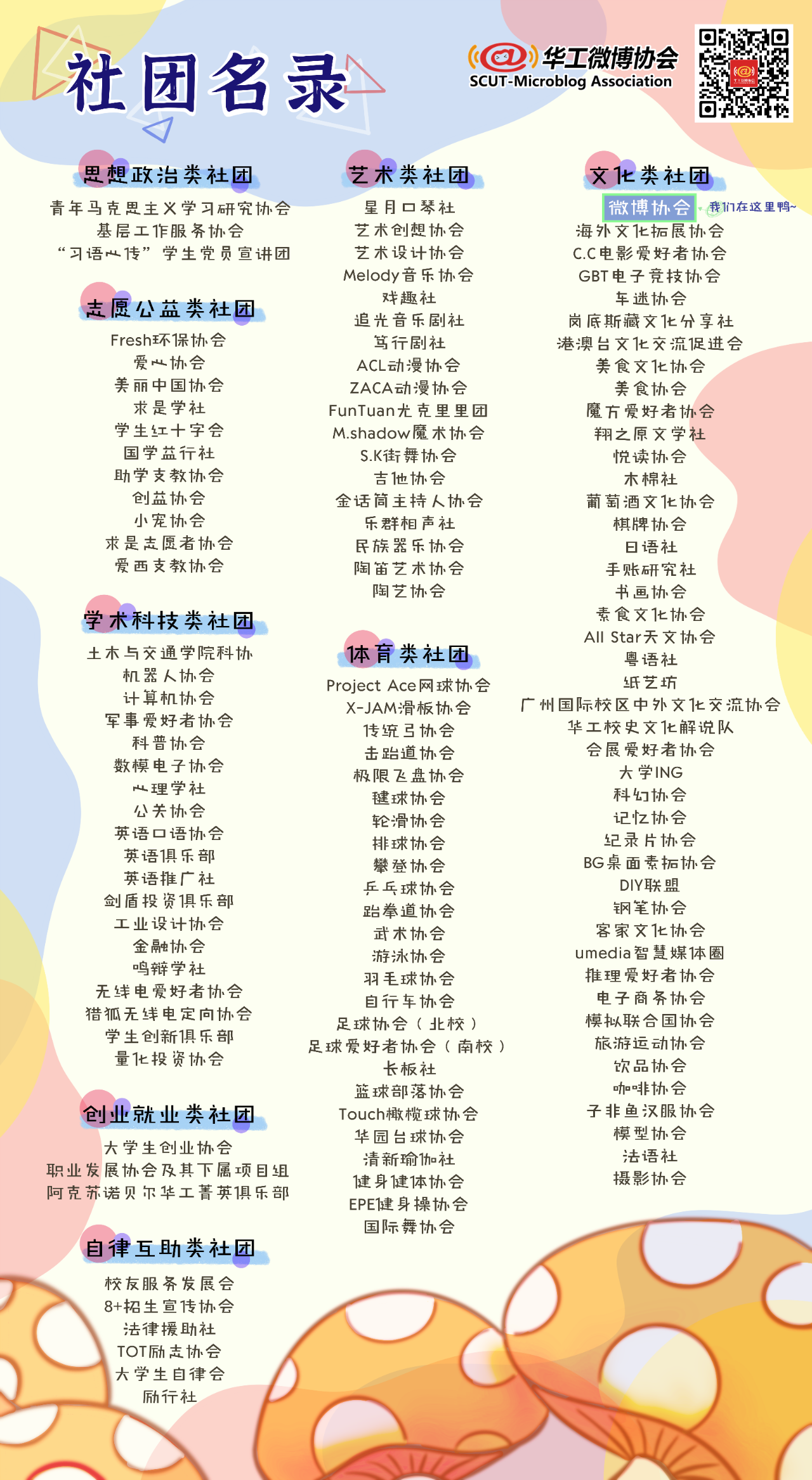 社团名录